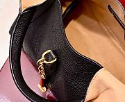 Gucci Softbit medium top handle bag - Black grainy leather 27.5x21x16cm - 4