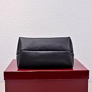Gucci Softbit medium top handle bag - Black grainy leather 27.5x21x16cm - 3