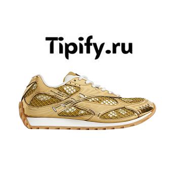 Bottega Veneta 'Gold' Orbit Sneakers 741357 v2X40 7043