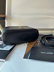 Saint Laurent Gaby Lambskin Vanity Bag Black 18*11*6.5cm - 6