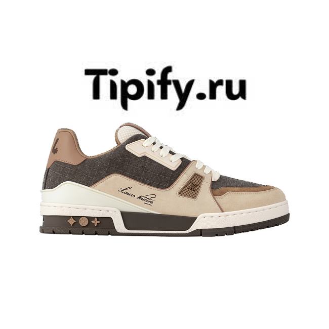 Louis Vuitton LV Trainer Brown1AHTFN - 1