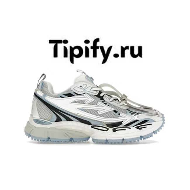 OFF-WHITE Be Right Back White Light Blue (Women's) OWIA289C99FAB0010140 - 1