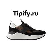 Burberry Embossed Mesh Sneakers Black Men's 80654351 - 1