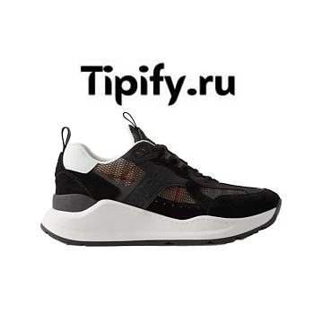 Burberry Embossed Mesh Sneakers Black Men's 80654351