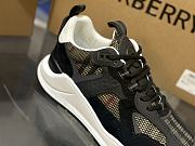 Burberry Embossed Mesh Sneakers Black Men's 80654351 - 6