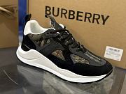 Burberry Embossed Mesh Sneakers Black Men's 80654351 - 3