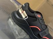 Burberry Check Suede Leather Sneakers Vintage Check-print Black Men's 8034127 - 2