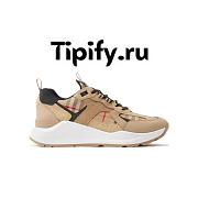 Burberry Check Leather and Suede Sneaker Archive Beige 80708511 - 1