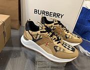 Burberry Check Leather and Suede Sneaker Archive Beige 80708511 - 4