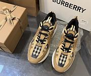 Burberry Check Leather and Suede Sneaker Archive Beige 80708511 - 2