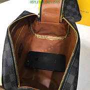 Louis Vuitton Dopp Kit Toilet Pouch Damier Graphite Canvas 28x15x16.5cm - 5