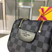 Louis Vuitton Dopp Kit Toilet Pouch Damier Graphite Canvas 28x15x16.5cm - 2