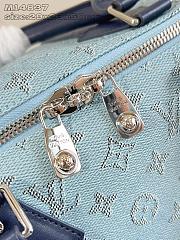 Louis Vuitton Keepall Bandoulière 50 Blue color 50x29x23cm - 3