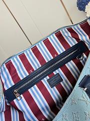 Louis Vuitton Keepall Bandoulière 50 Blue color 50x29x23cm - 2