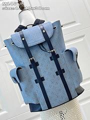 Louis Vuitton Christopher MM Blue 38x44x12.5cm - 1