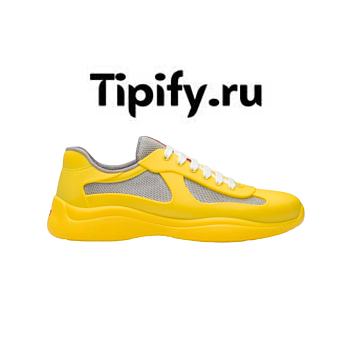 Prada Rubber Logo Lace-Up Low-Top Sneaker 'Yellow' 4E6500_3LLJ_F0377_F_025