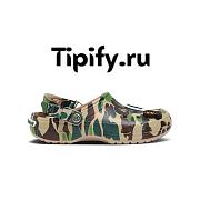 Crocs Classic Clog A Bathing Ape ABC Camo Green 209627-212 - 1