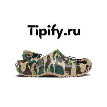 Crocs Classic Clog A Bathing Ape ABC Camo Green 209627-212