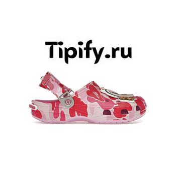 Crocs Classic Clog A Bathing Ape ABC Camo Pink 209627-6I2