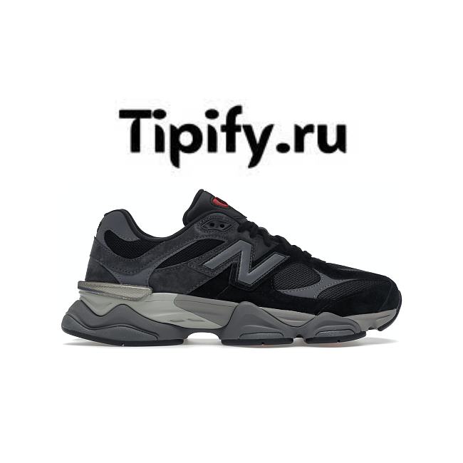 New Balance 9060 Black Castlerock Grey U9060BLK - 1