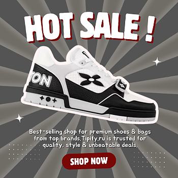 Louis Vuitton Trainer Sneaker - Black color - 1AHTDL