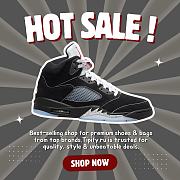Air Jordan 5 Retro OG Black Metallic Reimagined HF3975-001 - 1