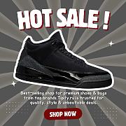 Air Jordan 3 Retro 'Black Cat' 2025 CT8532 001 - 1