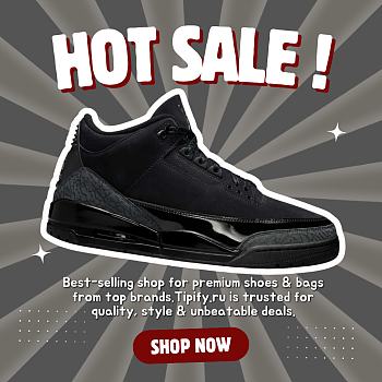 Air Jordan 3 Retro 'Black Cat' 2025 CT8532 001