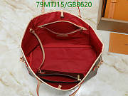 Louis Vuitton X Takashi Murakami Neverfull MM Cherry Brown Monogram Gold Hardware 31cm - 5