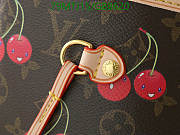 Louis Vuitton X Takashi Murakami Neverfull MM Cherry Brown Monogram Gold Hardware 31cm - 4