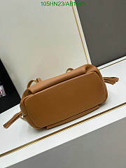 Prada Nappa Leather Shoulder Bag - Brown 24*25*11cm - 3
