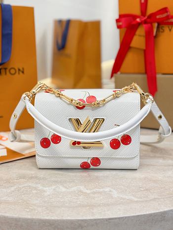 Louis Vuitton x Takashi Murakami Cherry Twist PM White 19*15*7CM