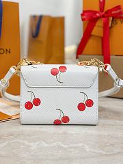 Louis Vuitton x Takashi Murakami Cherry Twist PM White 19*15*7CM - 4
