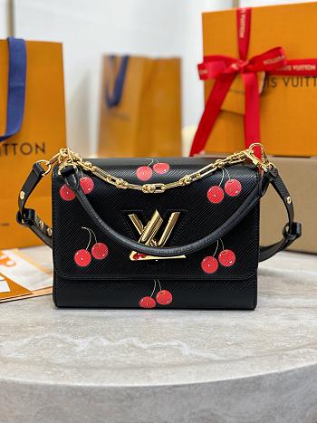Louis Vuitton x Takashi Murakami Cherry Twist MM Black 23*16*8CM