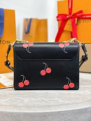 Louis Vuitton x Takashi Murakami Cherry Twist MM Black 23*16*8CM - 6
