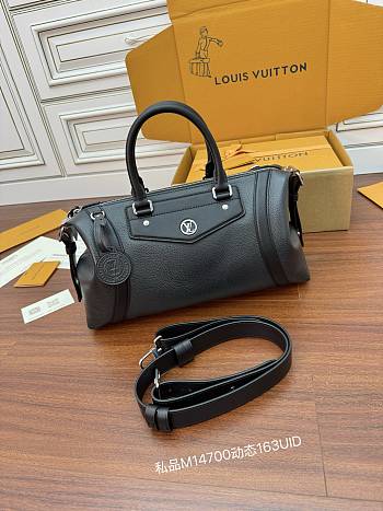 Louis Vuitton LV Biker PM M14514 Handbag Black Leather 38*15*15CM
