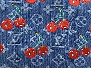Louis Vuitton x Takashi Murakami Cherry Cosmetic Pouch GM Denim Monogram 27x18x9cm - 5