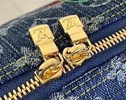 Louis Vuitton x Takashi Murakami Cherry Cosmetic Pouch GM Denim Monogram 27x18x9cm - 6