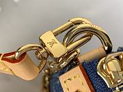 Louis Vuitton x Takashi Murakami Cherry Pochette Accessoires Denim Monogram 13x4x22cm - 3