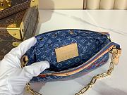 Louis Vuitton x Takashi Murakami Cherry Pochette Accessoires Denim Monogram 13x4x22cm - 5