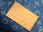 Louis Vuitton x Takashi Murakami Cherry Pochette Accessoires Denim Monogram 13x4x22cm - 2